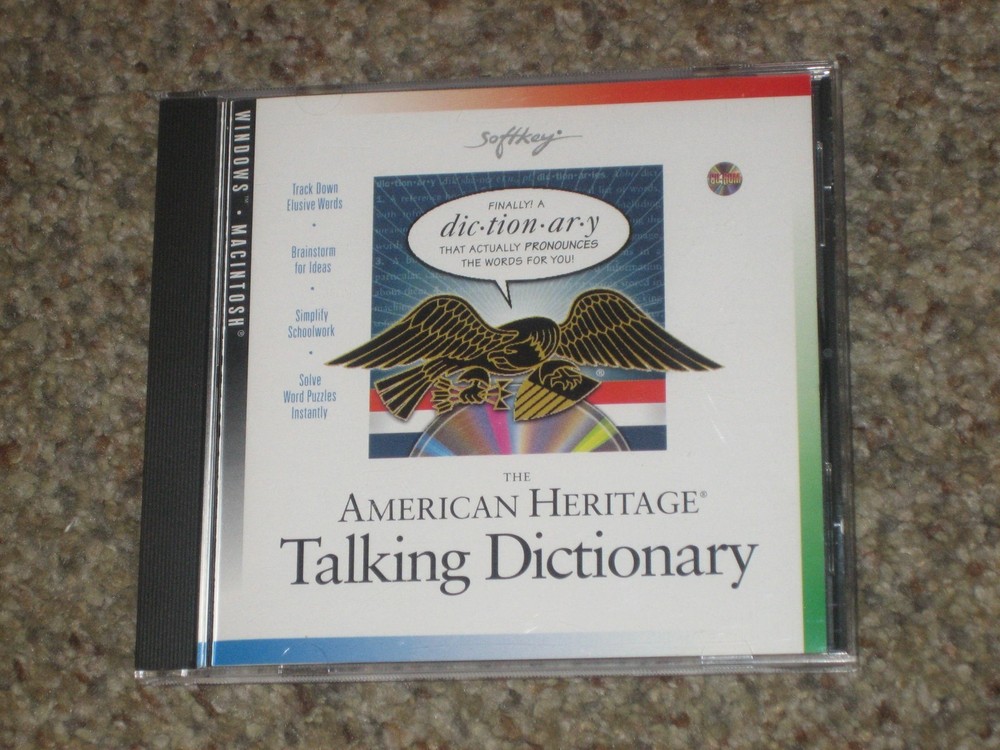 The American Heritage Talking Dictionary 3rd Edition - Windows/Macintosh