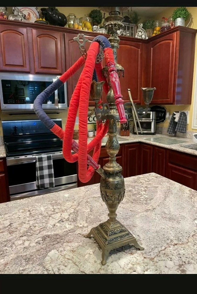 Vintage Persian Hookah 32" Tall