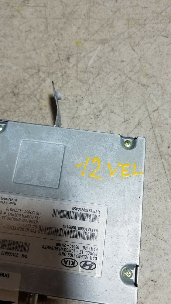 2012 HYUNDAI VELOSTER COMMUNICATION TELEMATICS MODULE 96510-2V100 OEM