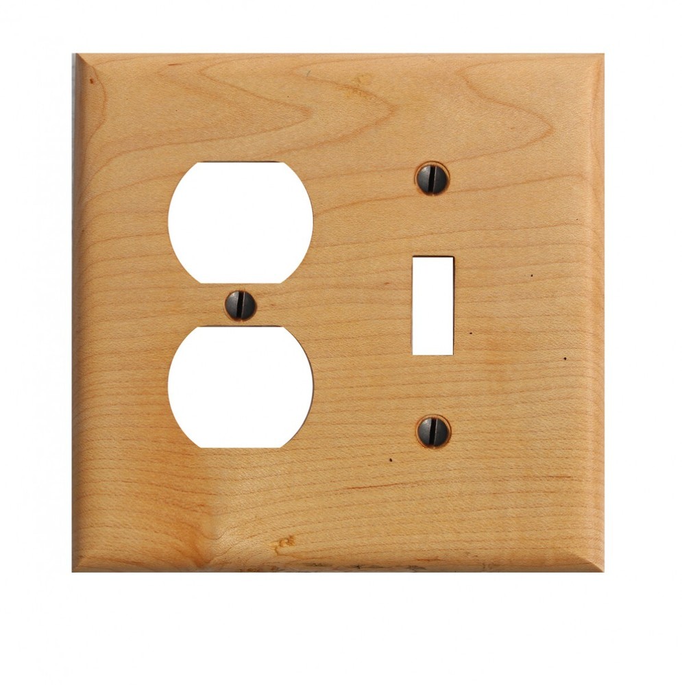 Switchplate Maple Hardwood Toggle Outlet | Renovator's Supply