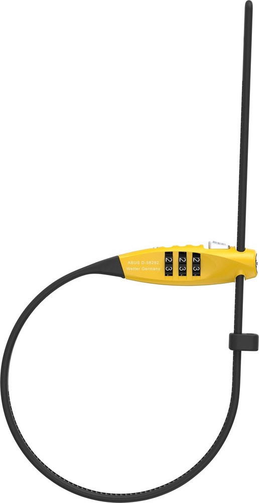 ABUS Travelguard Straplock Yellow Security Cable Lock Universal 95601