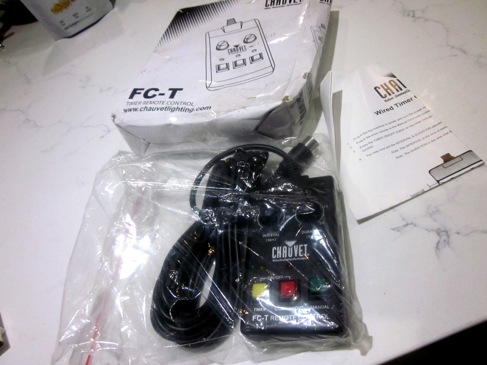 CHAUVET Timer Remote Control, Black (FC-T)