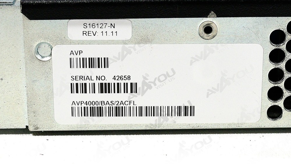 Ericsson AVP-4000 Encoder Modulator HD MPEG4 L- BAND ASI EI9001 AVP