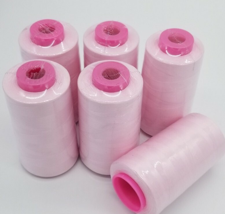 6 Big Spools PINK (A121) High Quality Multi Purpose Sewing Threads T27 S/2