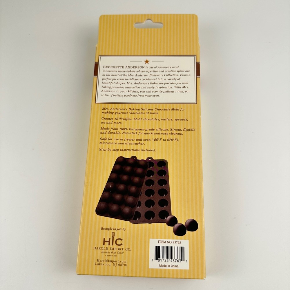 Mrs. Anderson Truffle Chocolate Mold