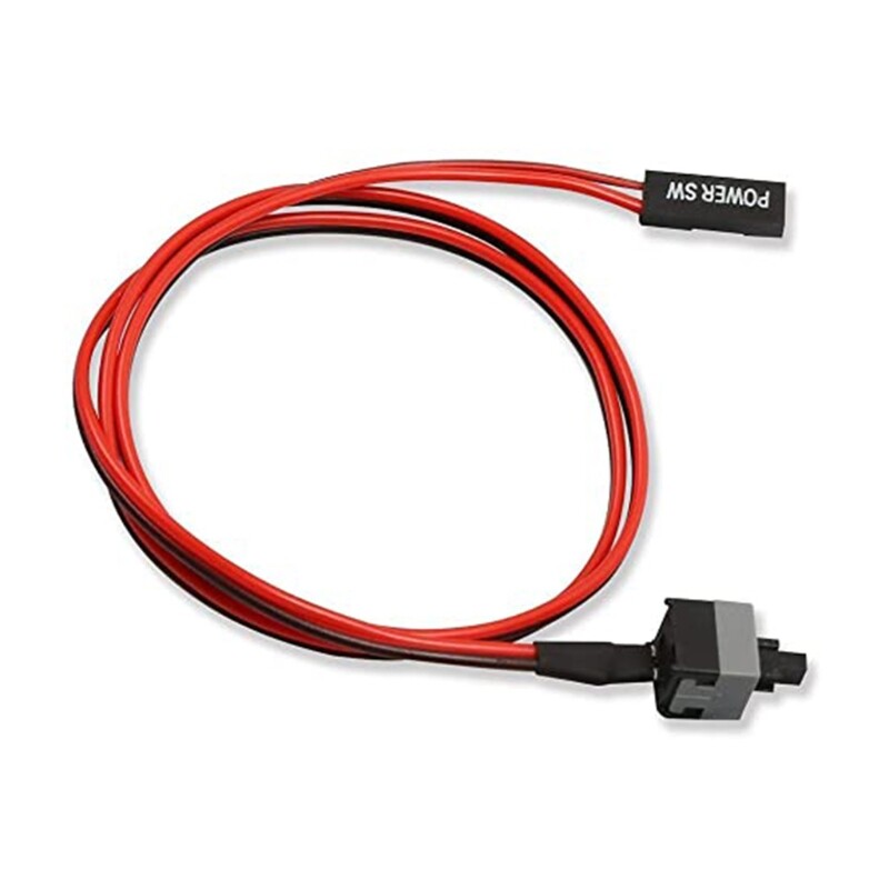 2 Pin Computer Switch Line Restart Cable Chassis Boot Line Reset Line Power 2Pk