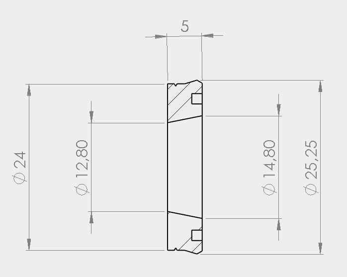 Gamo and BSA 25mm Piston Seal