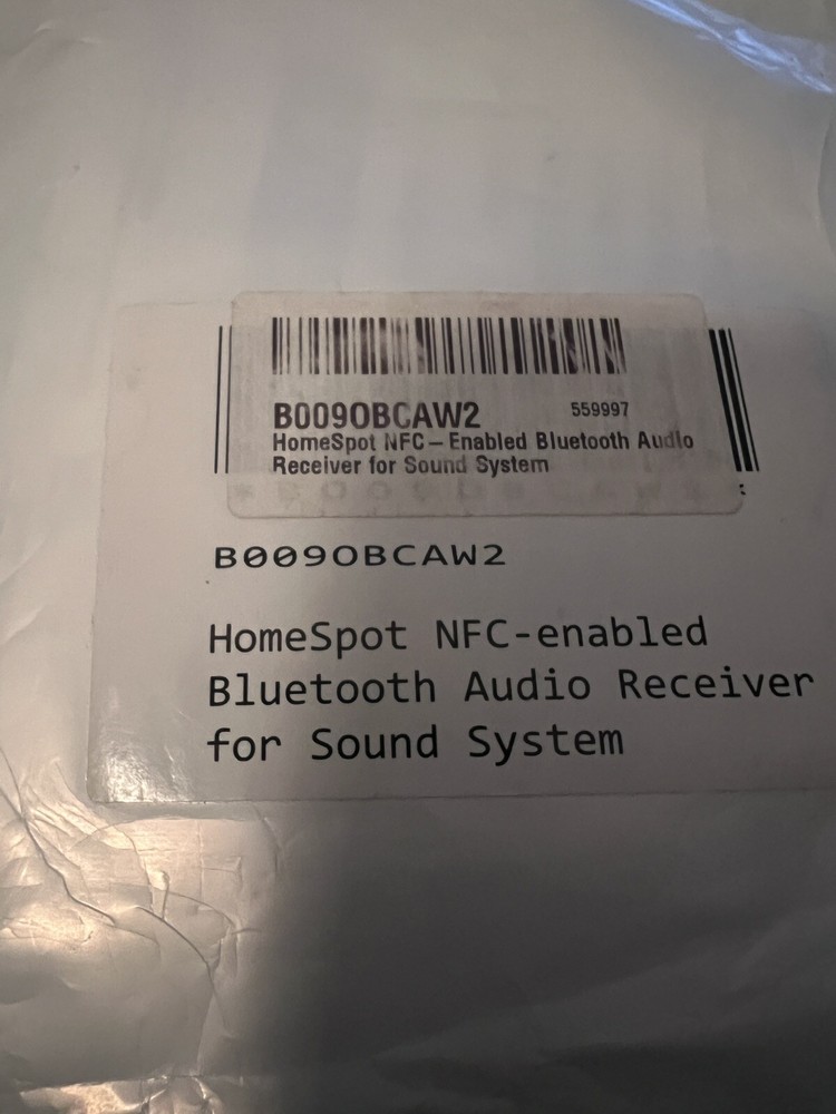 HomeSpot NFC-Enabled Bluetooth Audio Wireless Receiver for sound system