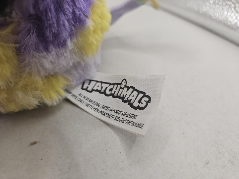 Hatchimals Elefly Interactive Animatronic Toy Purple Yellow Tested Working