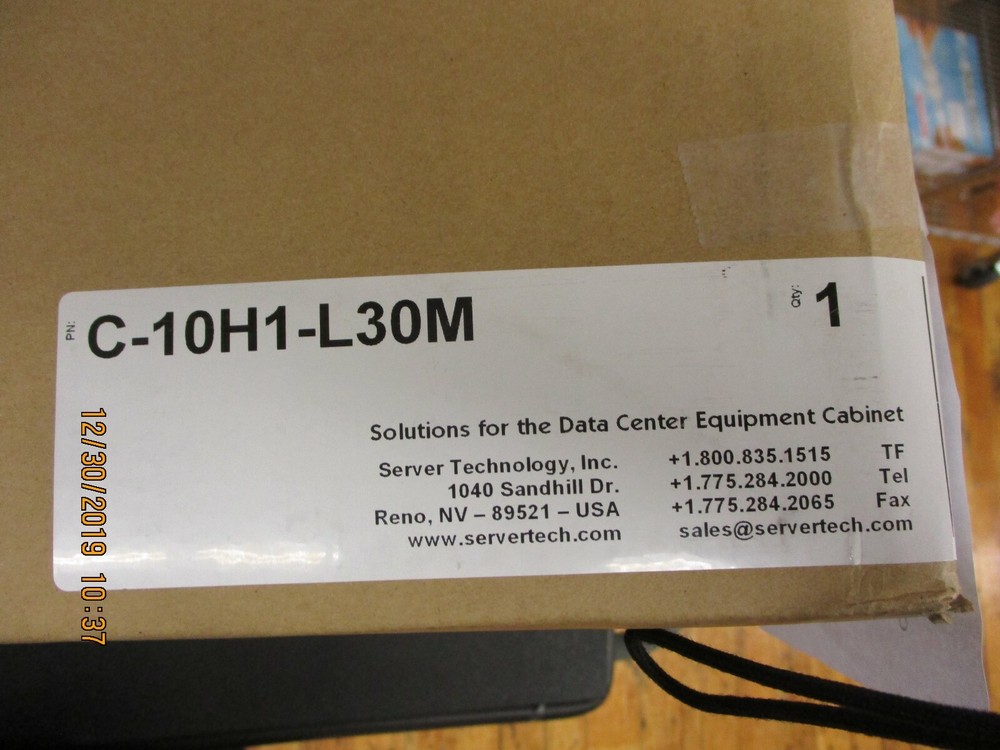 SERVER TECHNOLOGY - C-10H1-L30M - Metered Cabinet Distribution Unit