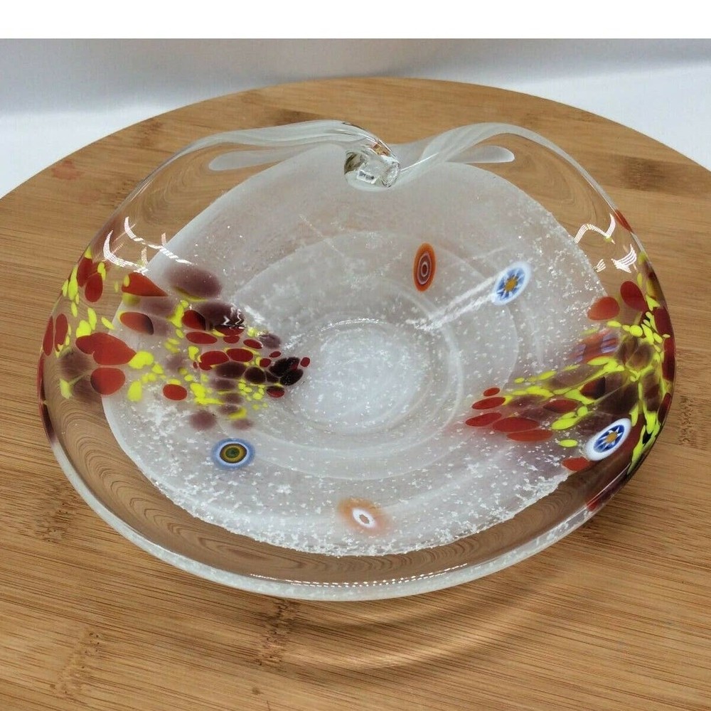 Millefiori style Glass Dish