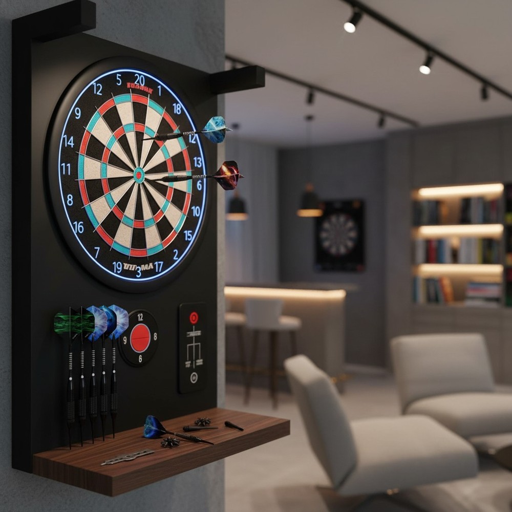 Durable Soft Tip Darts - 12-Piece Set with 100 Tips & Unique Flight Designs