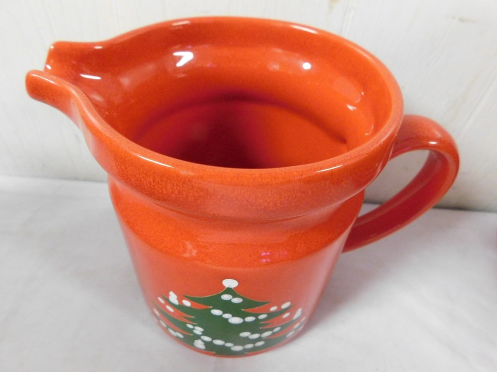Waechtersbach Red Christmas Tree 1 Quart Pitcher