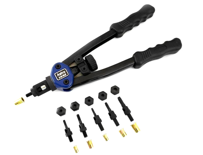 Astro Pneumatic 1442 13" Nut/Thread Setting Hand Riveter SAE/Metric
