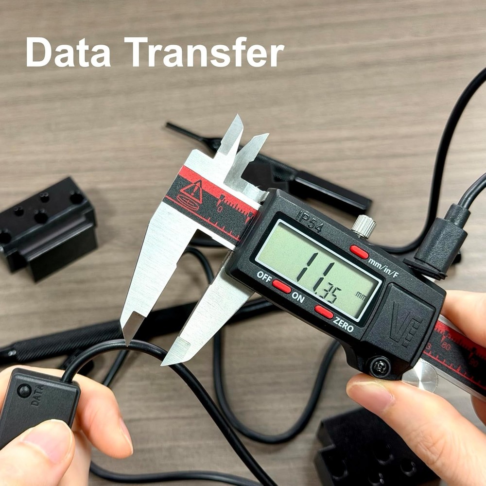 Stainless Steel Digital Caliper - Waterproof, RS232 Data Transfer Enabled