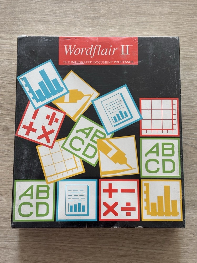 NEW Vintage Wordflair II Software for Atari ST Document Processor Sealed