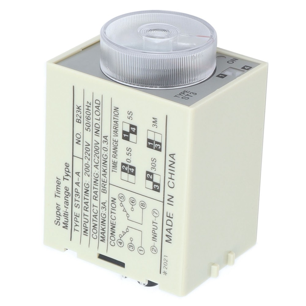 (DC24V)BERM Time Relay Adjustable Power On Timer Delay Accessory Replacement