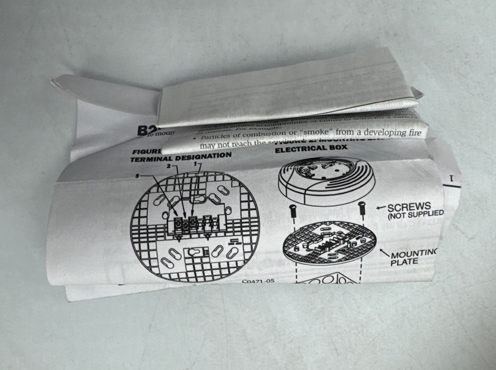 New System Sensor B224BI-WH Base White