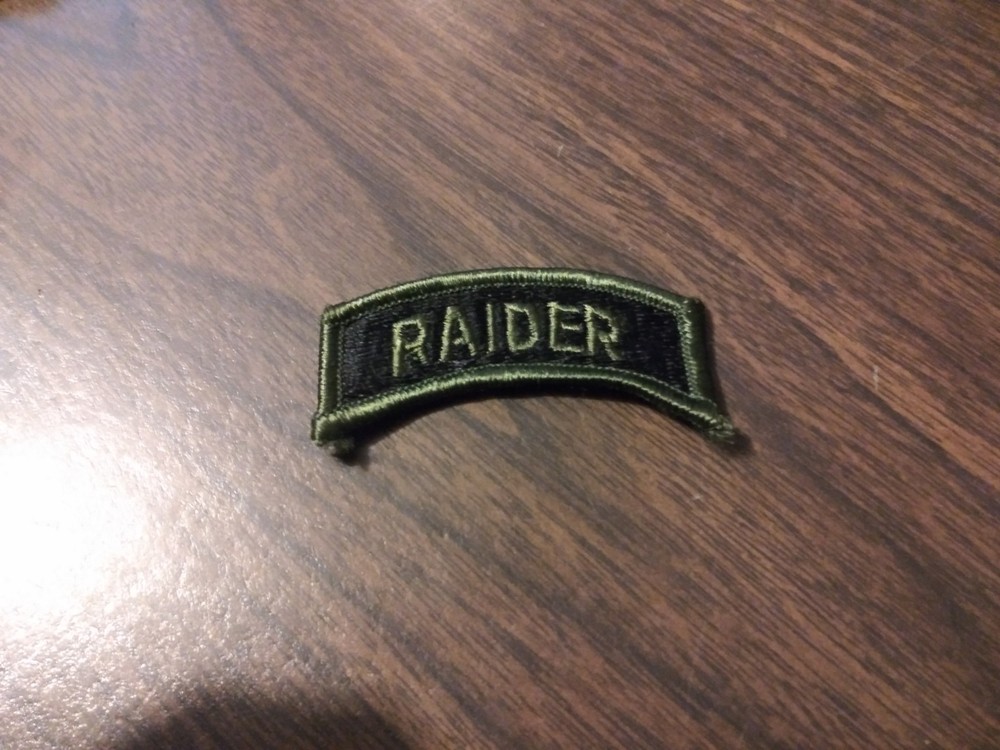 US Army/National Guard "Raider" Tab SD Patch