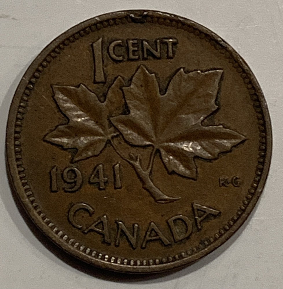 1941 Canada 1 Cent George VI