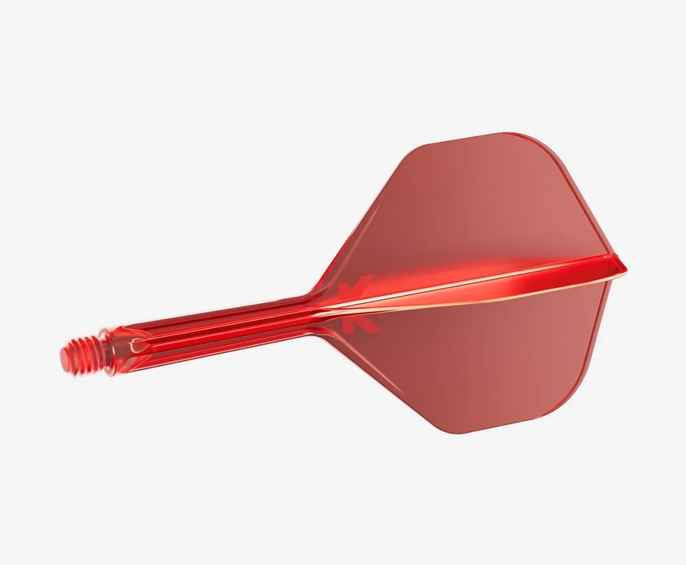 NO2 STANDARD RED INTERMEDIATE TARGET K-FLEX 1 PIECE SHAFT AND FLIGHT