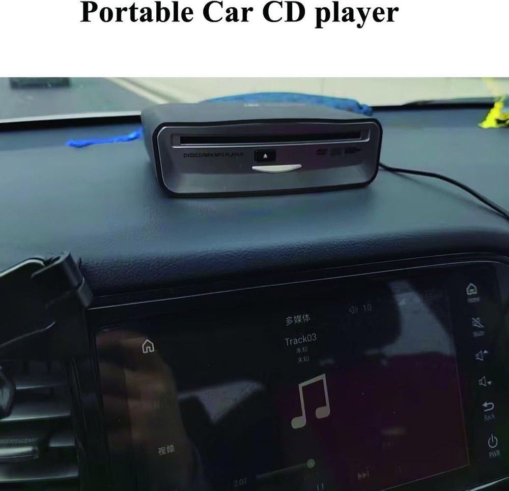 USB EXTERNAL CAR UNIVERSAL CD PLAYER USB CONNECTION PORTABLE CD PLAYER ANDROID