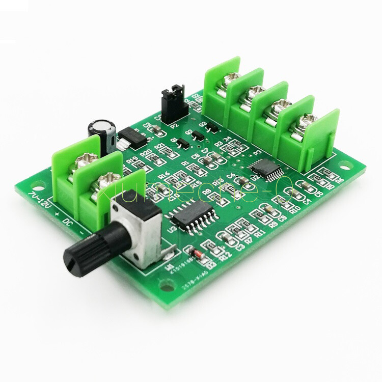 7-12V Brushless DC Motor Driver Controller Board w/ Voltage Current Protection