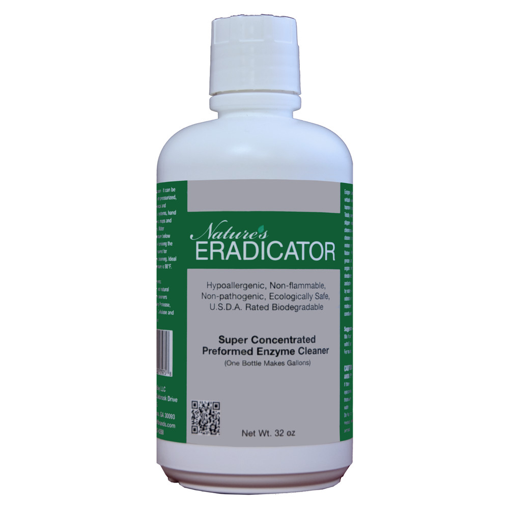 Nature's ERADICATOR Multi-Purpose Preformed Enzyme Cleaner / Concentrated 32 Oz