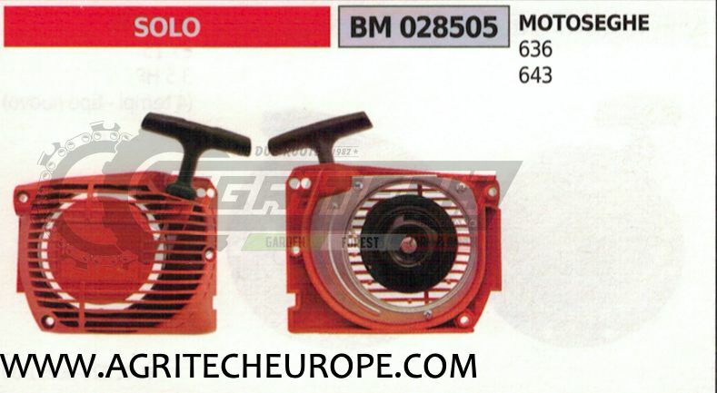 Complete Starter Motor for Solo 636 643 Chainsaw