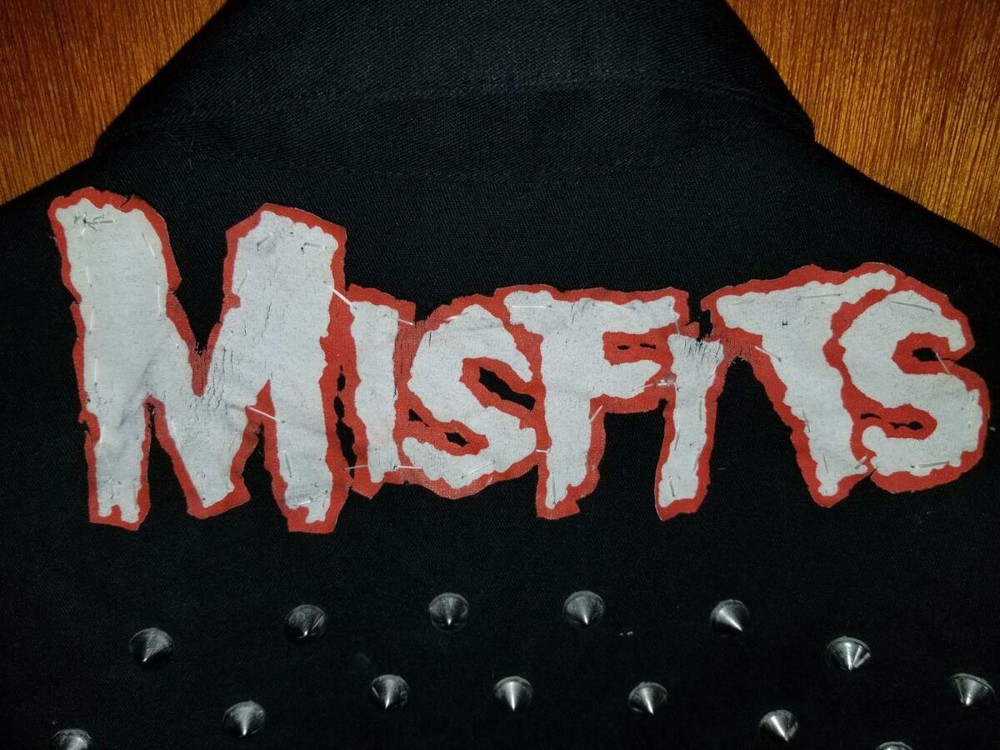 MISFITS  CUSTOM SPIKE JACKET  SIZE MED.