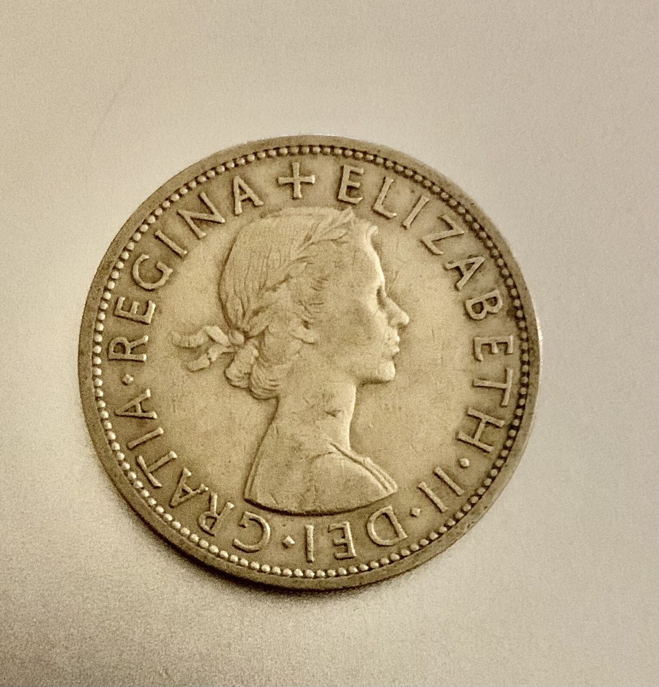 4 Different Great Britain Half Crown Coins - 1954 - 1967
