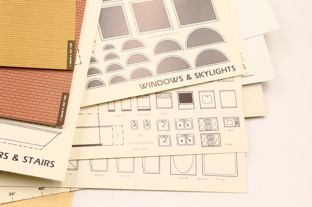 Rare Vintage Home Remodeling Kit Custom Floor Plan Model Building Design System