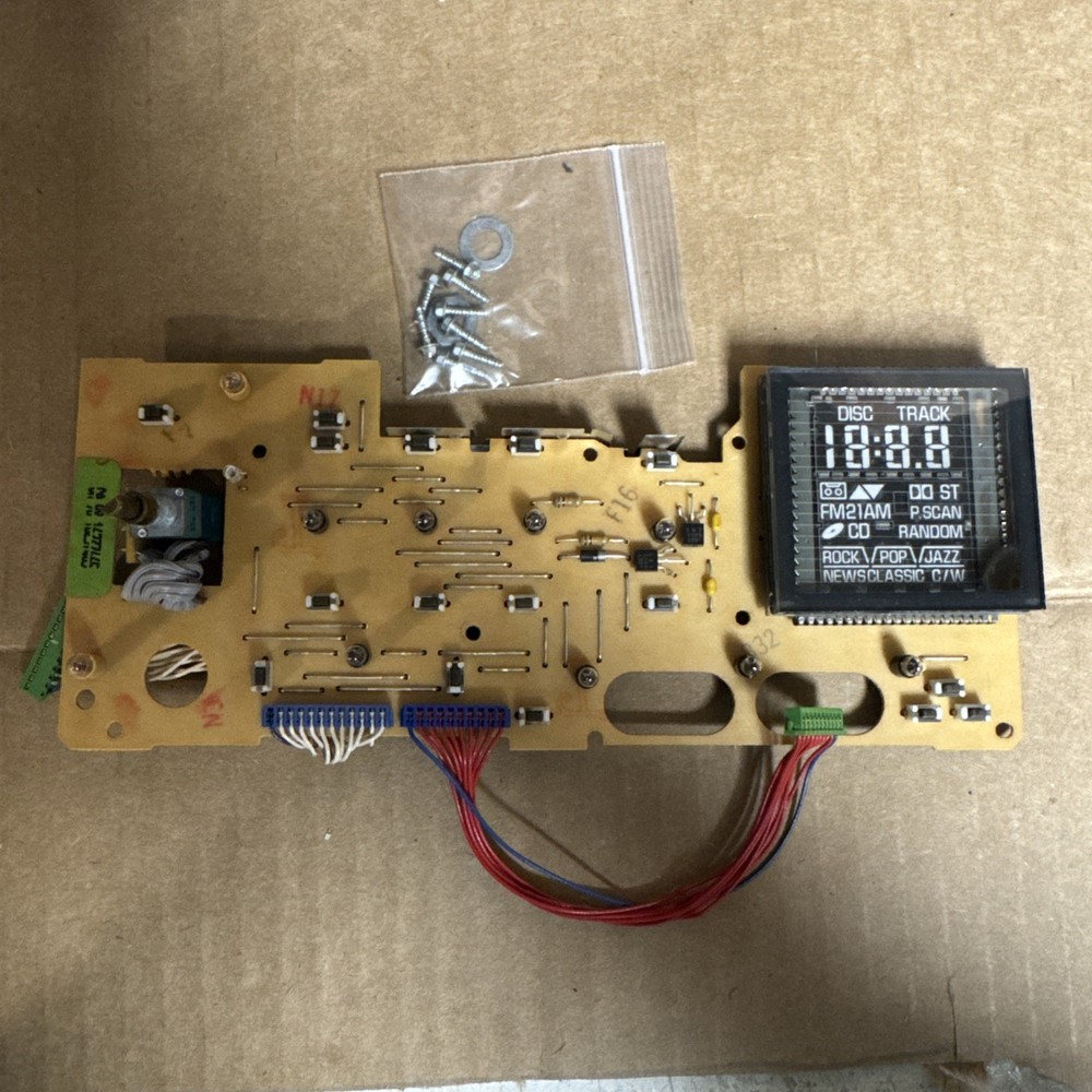 delco radio display light circuit board cassette