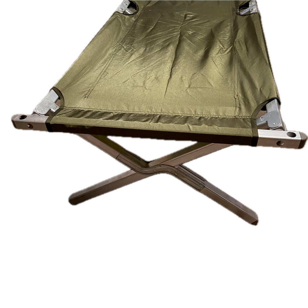 US Army Military Issue Sleeping Cot Compact Lightweight Foldable Aluminum Frame