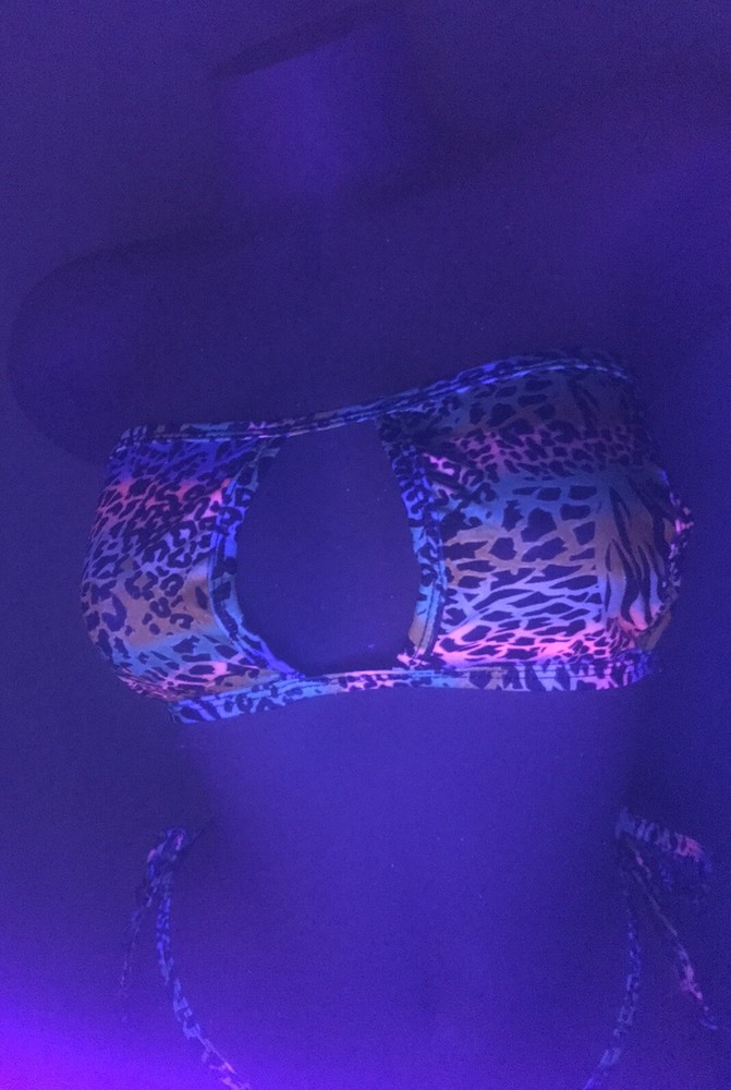exotic dancewear UV Reflective Set