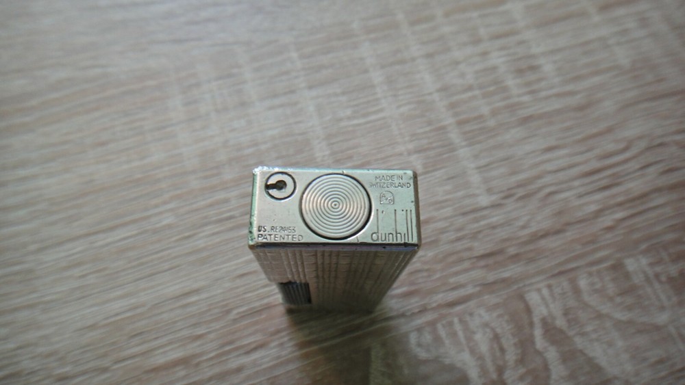 RARE VINTAGE DUNHILL ROLLAGAS LIGHTER SILVER PLATED