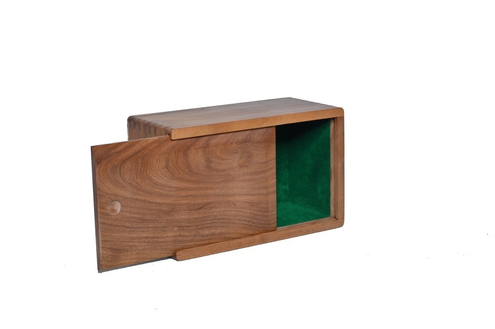 CHESS PIECES WOODEN STORAGE BOX | 4"CHESSMEN SOLID GOLDEN ROSEWOOD STORAGE BOX