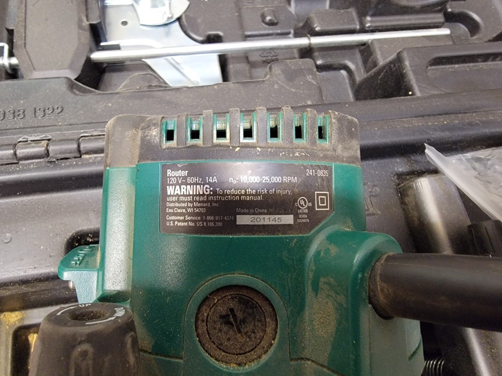 Masterforce 2-1/2 HP Corded Digital Variable Speed Router Combo