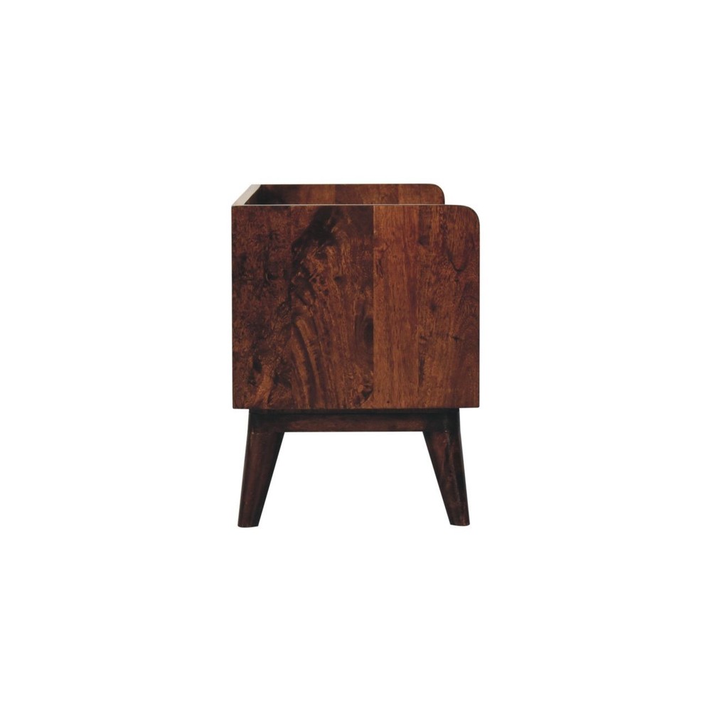 California Walnut Storage Bench