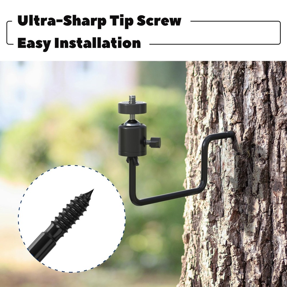 ORIPIK Trail Camera Tree Mount: 360 Degrees Adjustable Game Mount...