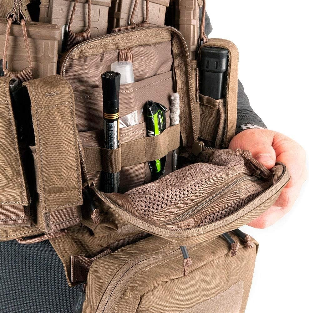 Shadow Grey MOLLE Tactical Chest Rig - Adjustable, Lightweight, and Functional