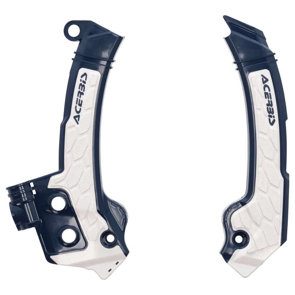 Acerbis 2979601006 X-Grip Frame Guards Blue/White