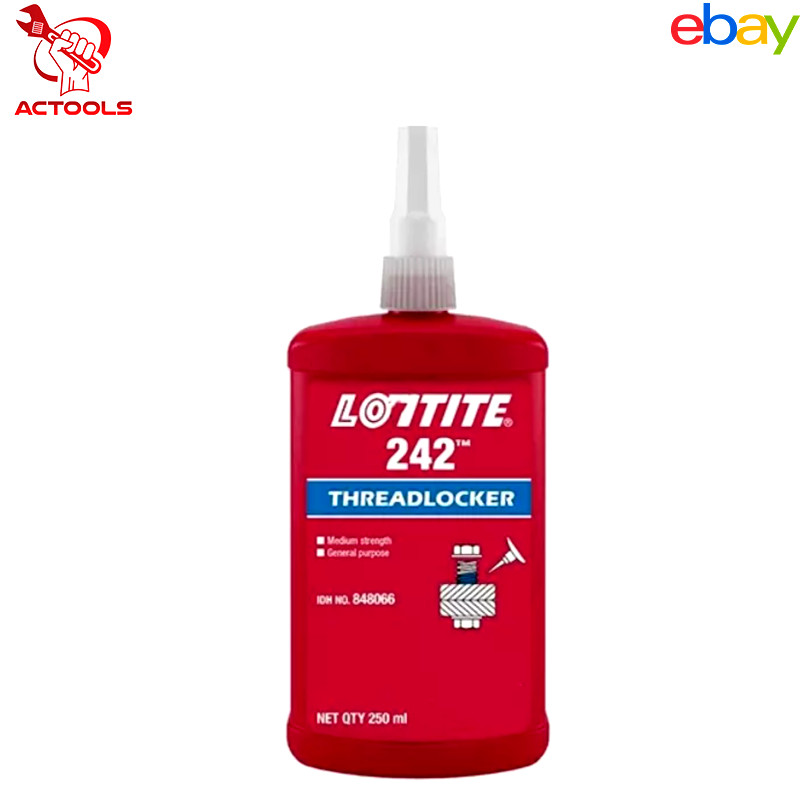 Hankal Loktite 242 (250ml) Threadlocker Medium Strength USA ACTOOLS