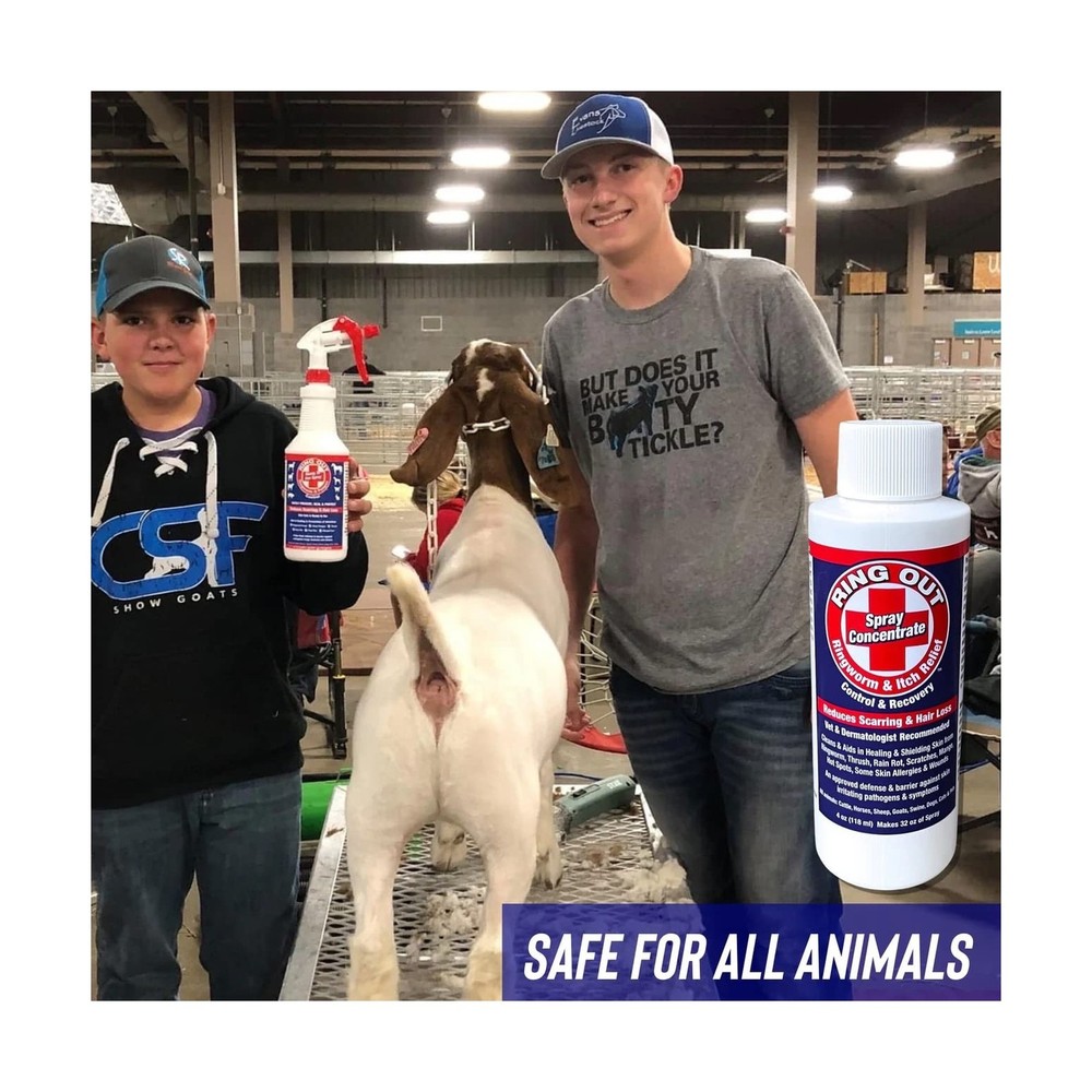 Ringworm Prevention Pack for Large and Small Animals - Control and Help Ringw...