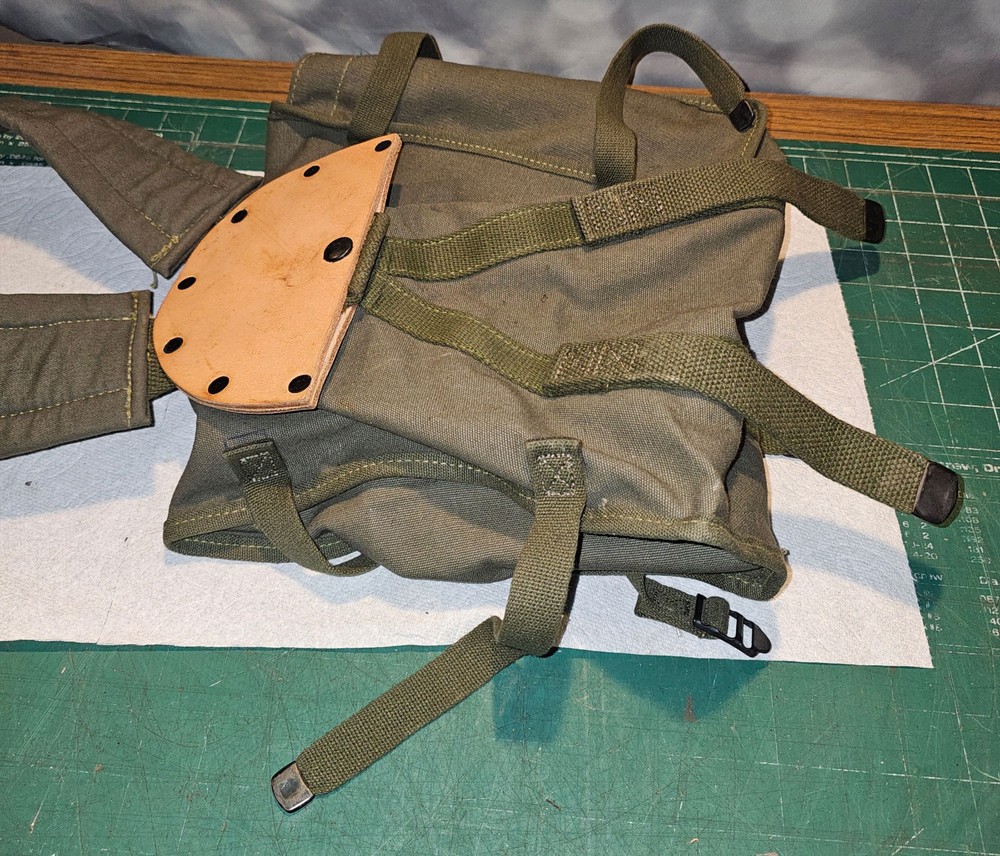 Military Rucksack Canvas Bag Case Pack PRC-47
