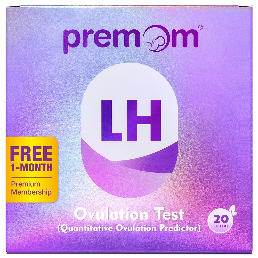 Premom Quantitative Ovulation Test Strips, Ovulation Predictor Kit with Smart