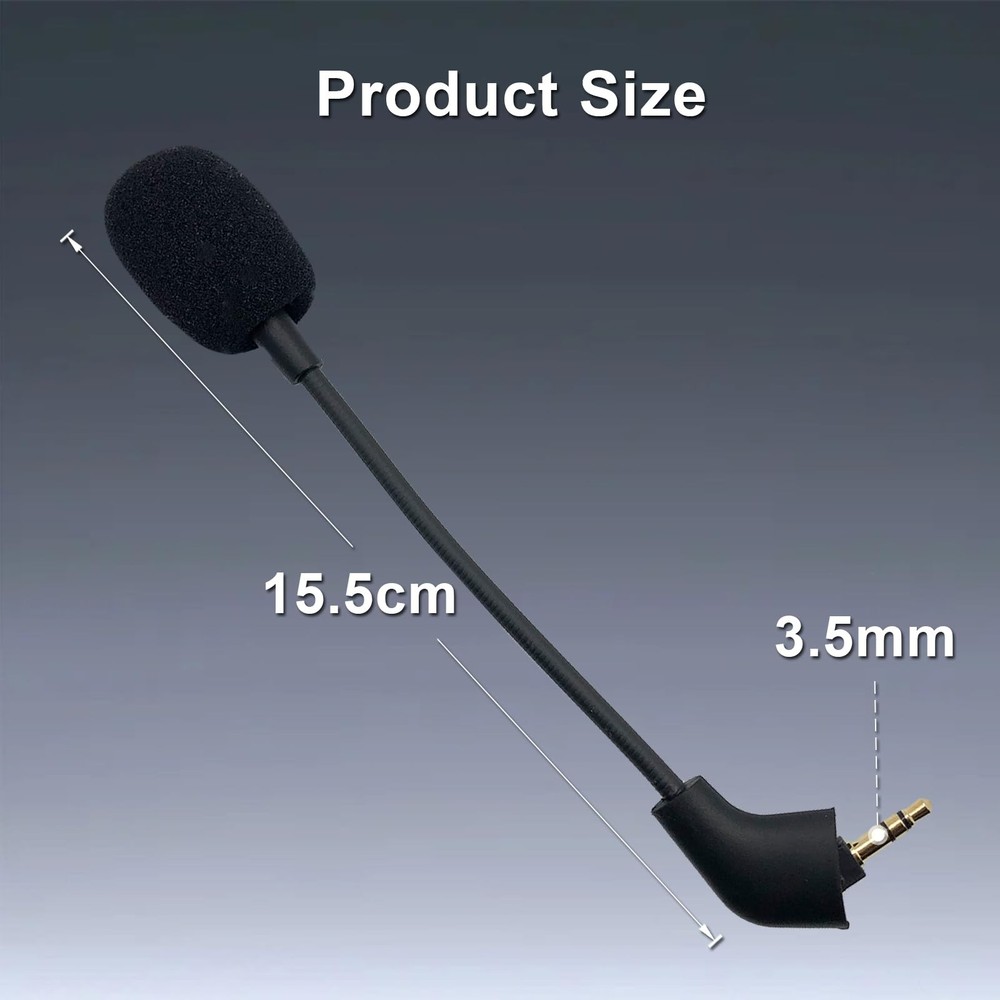 Replacement Game Microphone Compatible with Kingston HyperX Cloud 2 II Pre-20...