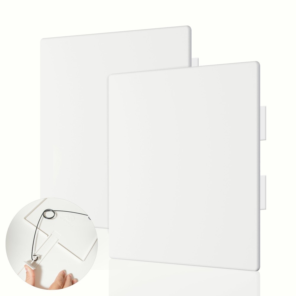 Morvat 14x14 Adjustable Spring Access Panel for Drywall & Ceiling, 2 Pack