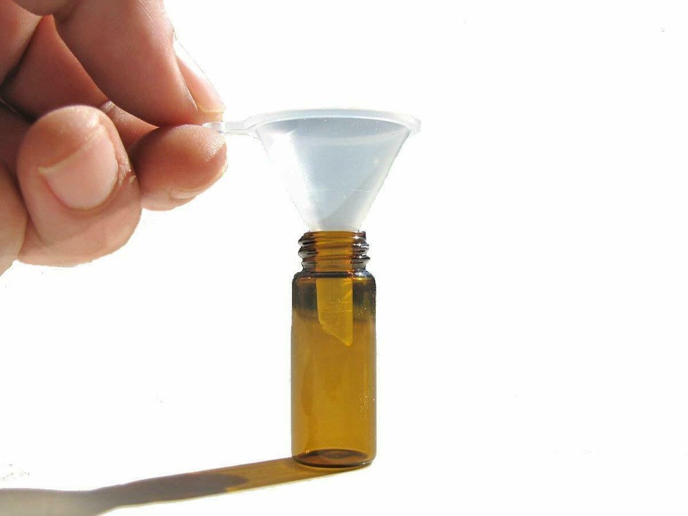 10-100PCS Small Plastic For Perfume Diffuser Bottle Mini Liquid Oil Funnels Lab
