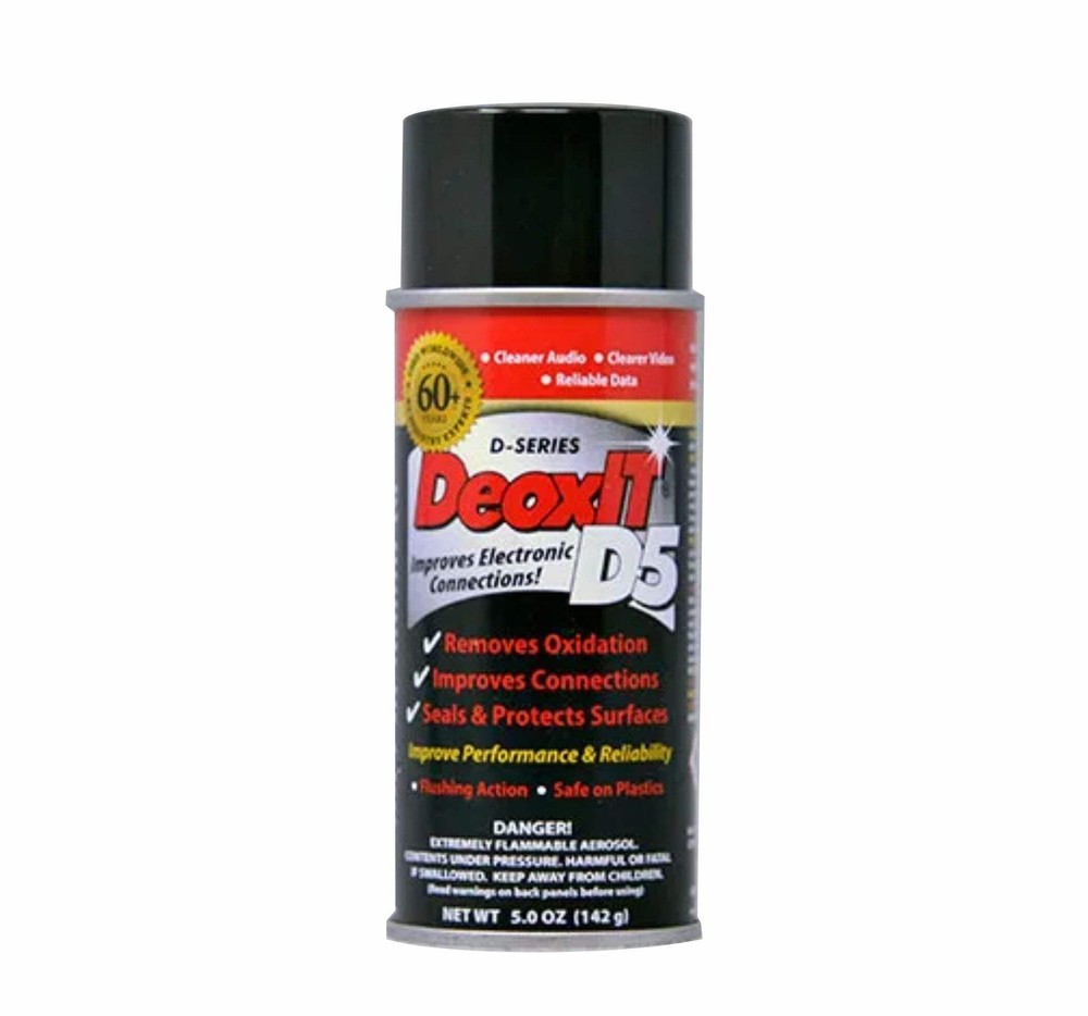 CAIG LABS DeoxIT D Series Spray, Adjustable LMH Nozzle, 5% Solution, 142g.